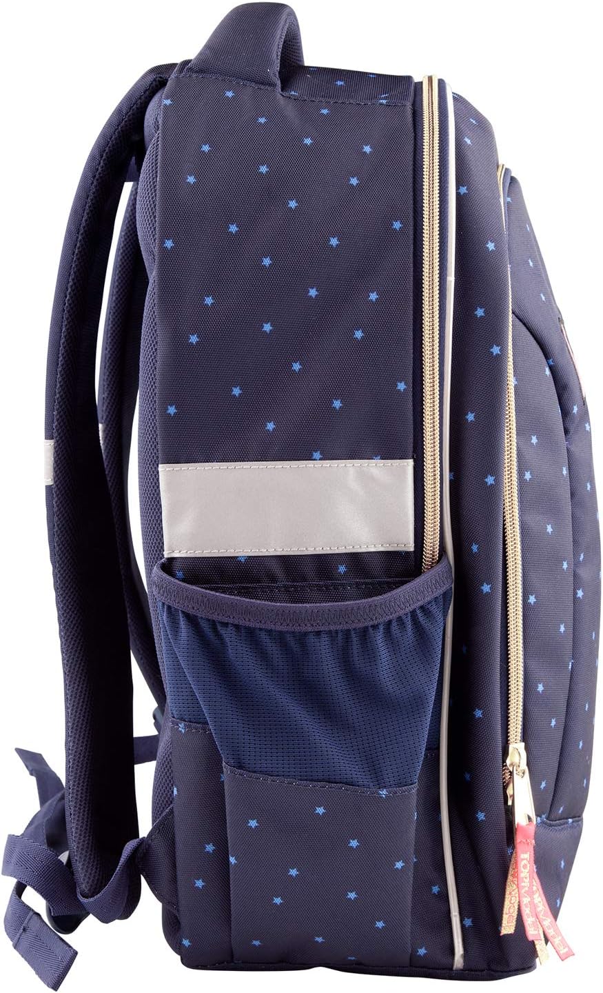 Depesche TOPModel 10739 School Backpack Dog Dark Blue Approx. 23 x 34 x 44 cm