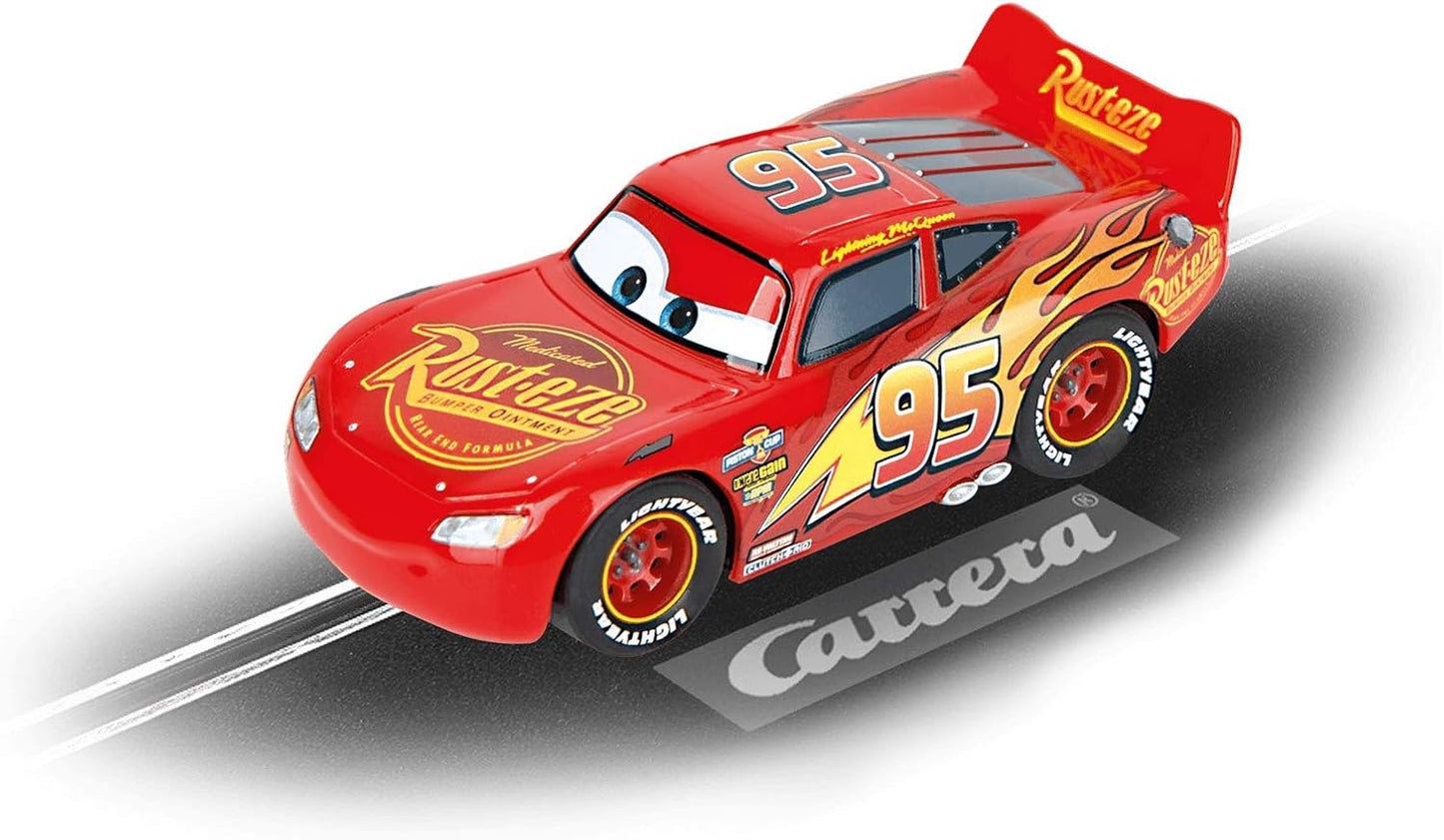 Carrera - 20065010 Lightning McQueen from Disney Pixar Cars Slot Car I Exclusive for Train I Detailed I Suitable for Boys and Girls I Perfect Entry-Level Racing Vehicle for Children