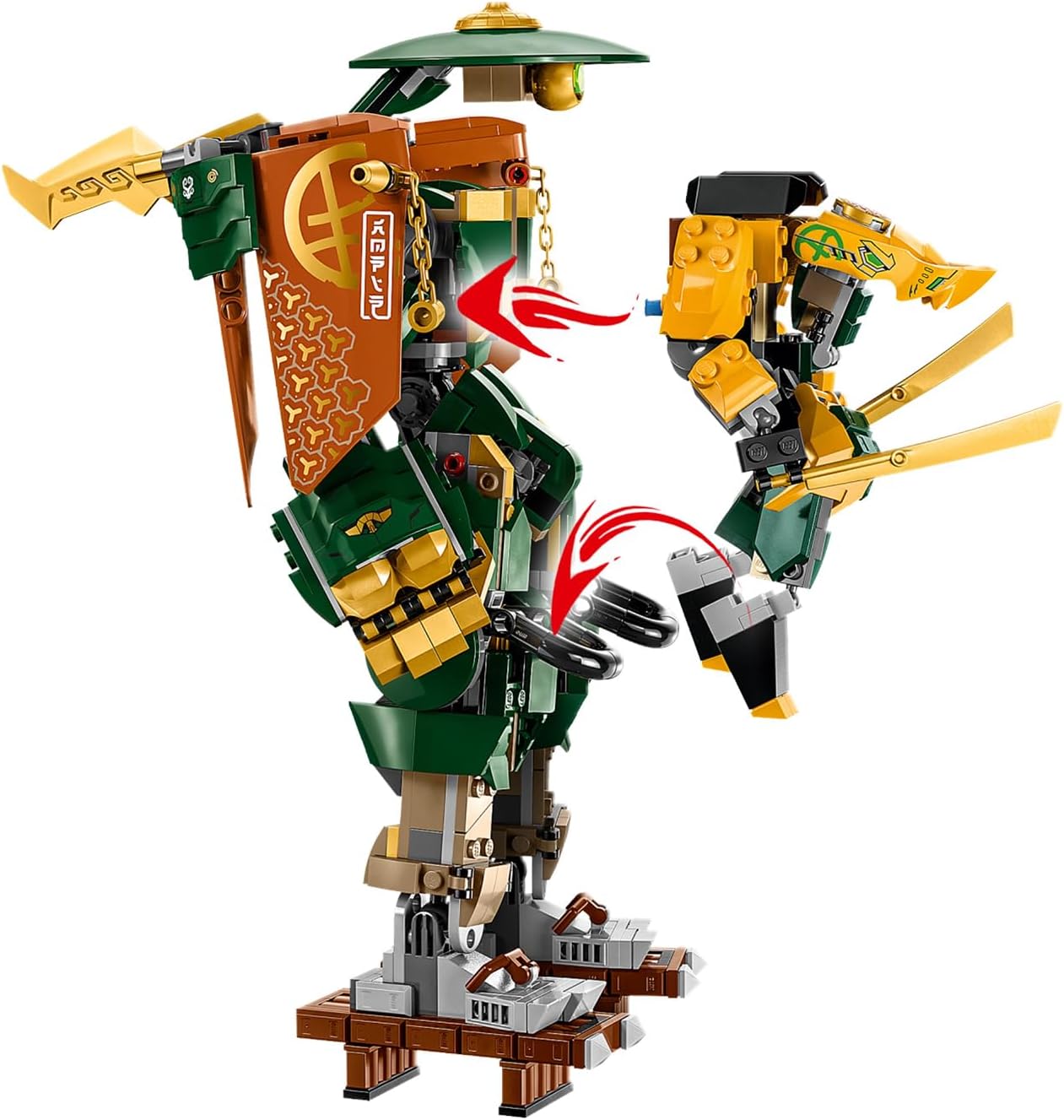 Lego Ninjago 71794 The Ninjas Lloyd and Arin Robot Team, Ninja Toy for Children