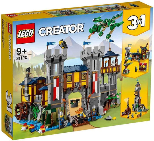 LEGO Creator Medieval Castle Construction Toy with Dragon Figure, from 9 Years, 1426 Pieces