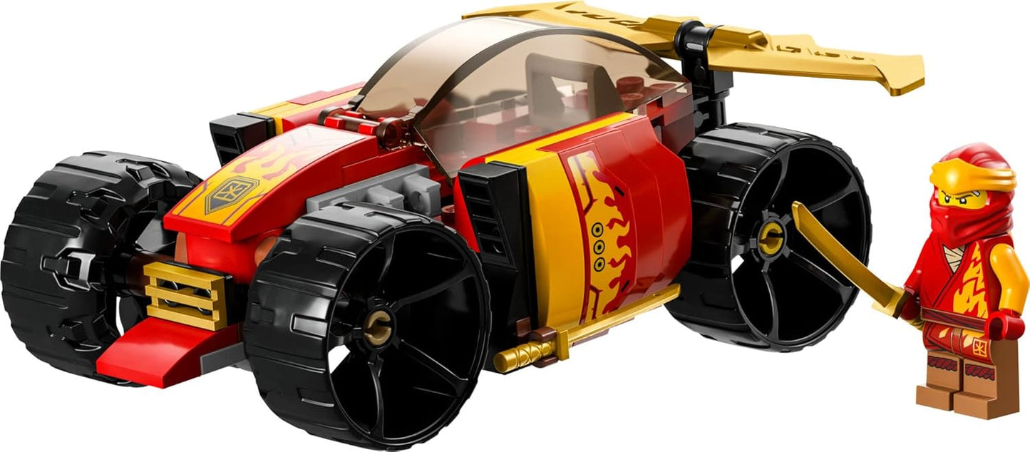 Lego 71780 Ninjago Kais Ninja Racing Car EVO 2-in-1 Racing Car Toy for Off-Road Vehicle, Model Kit for Boys and Girls from 6 Years, Birthday Gift Idea