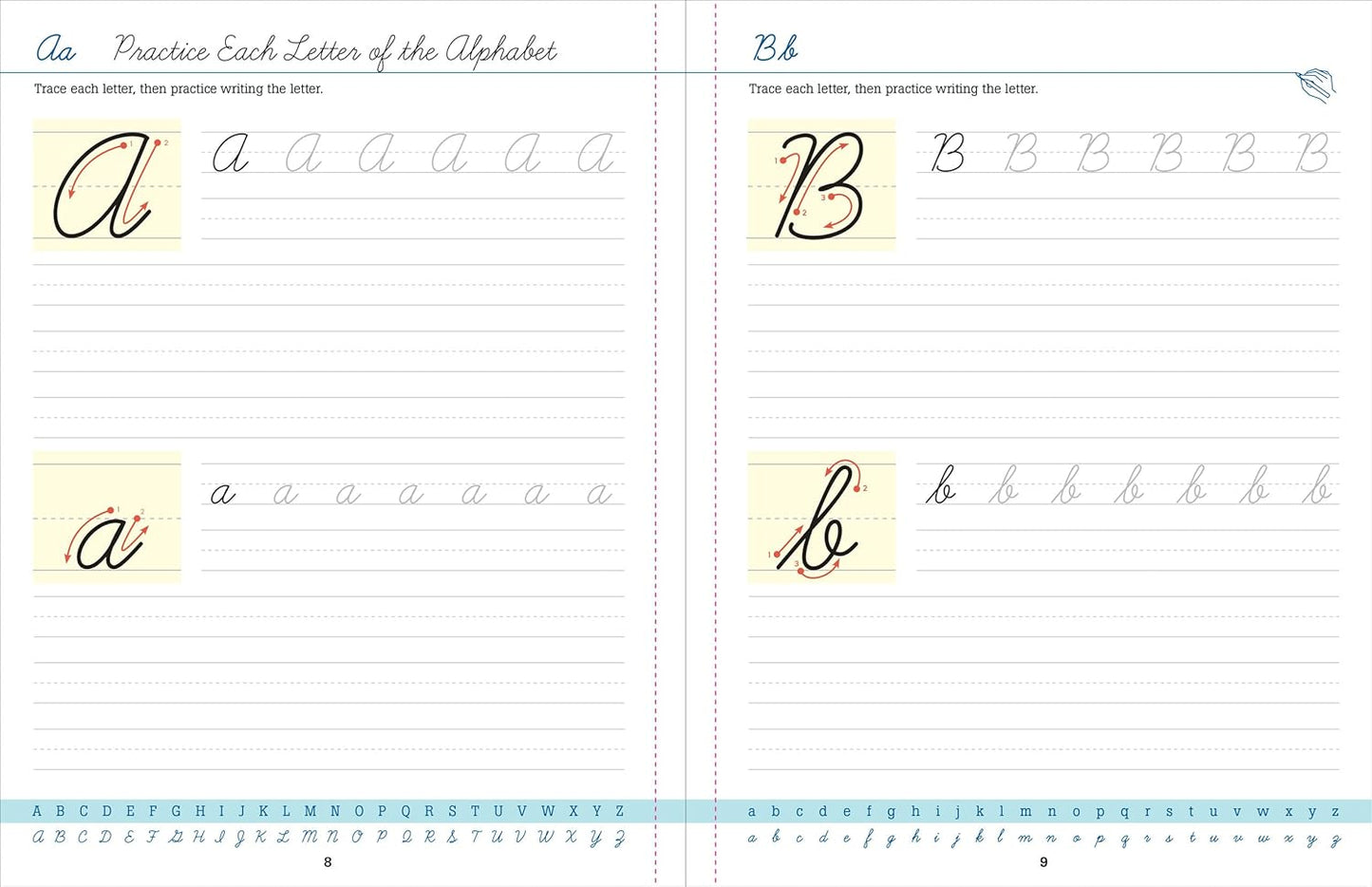 Cursive Handwriting Workbook for Teens and Young Adults