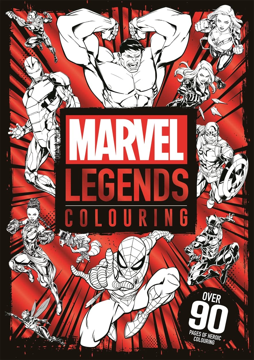 Marvel Legends Colouring (Young Adult Colouring)