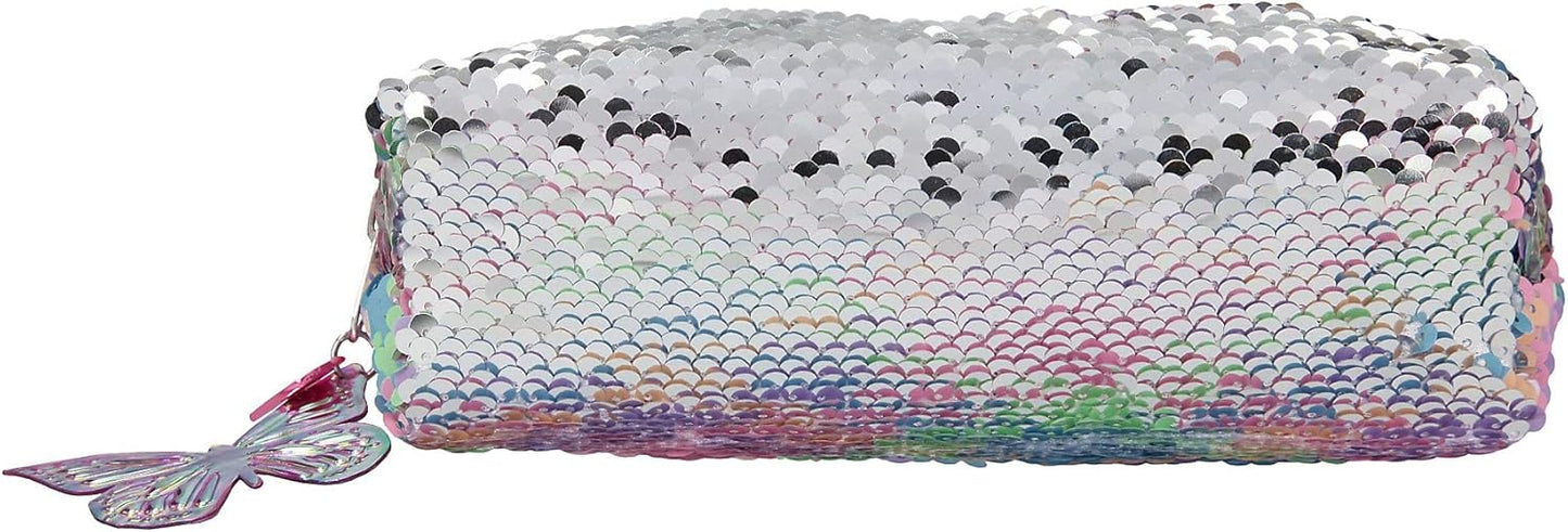 Depesche Fantasy Model Ballet 10650 Pencil Case with Sequins Approx. 21 x 8 x 8 cm Multi-Coloured