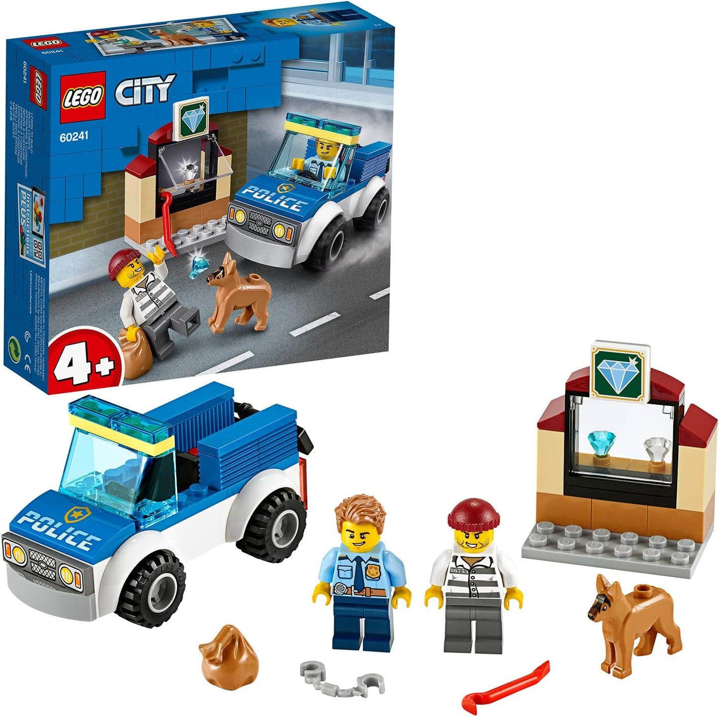 LEGO 60241 Police Dog Easel City Construction Set