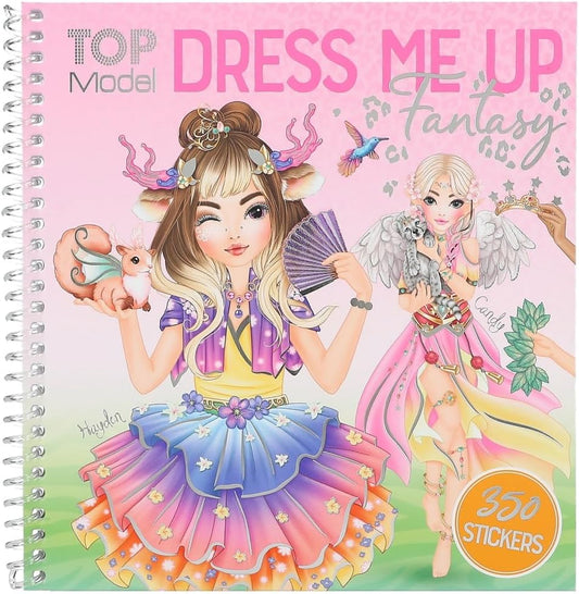 Depesche 12605 TOPModel Dress Me Up Fantasy Sticker Book with 24 Pages for Designing Horse Motifs Includes 11 Sticker Sheets