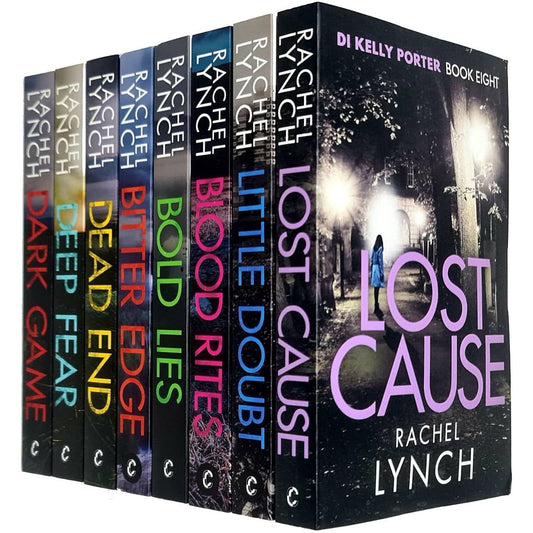 Rachel Lynch Series Di Kelly Porter 8 Books Collection Set Dead End Dark Game Bitter Edge Blood Rites Deep Fear Bold Lies Little Doubt