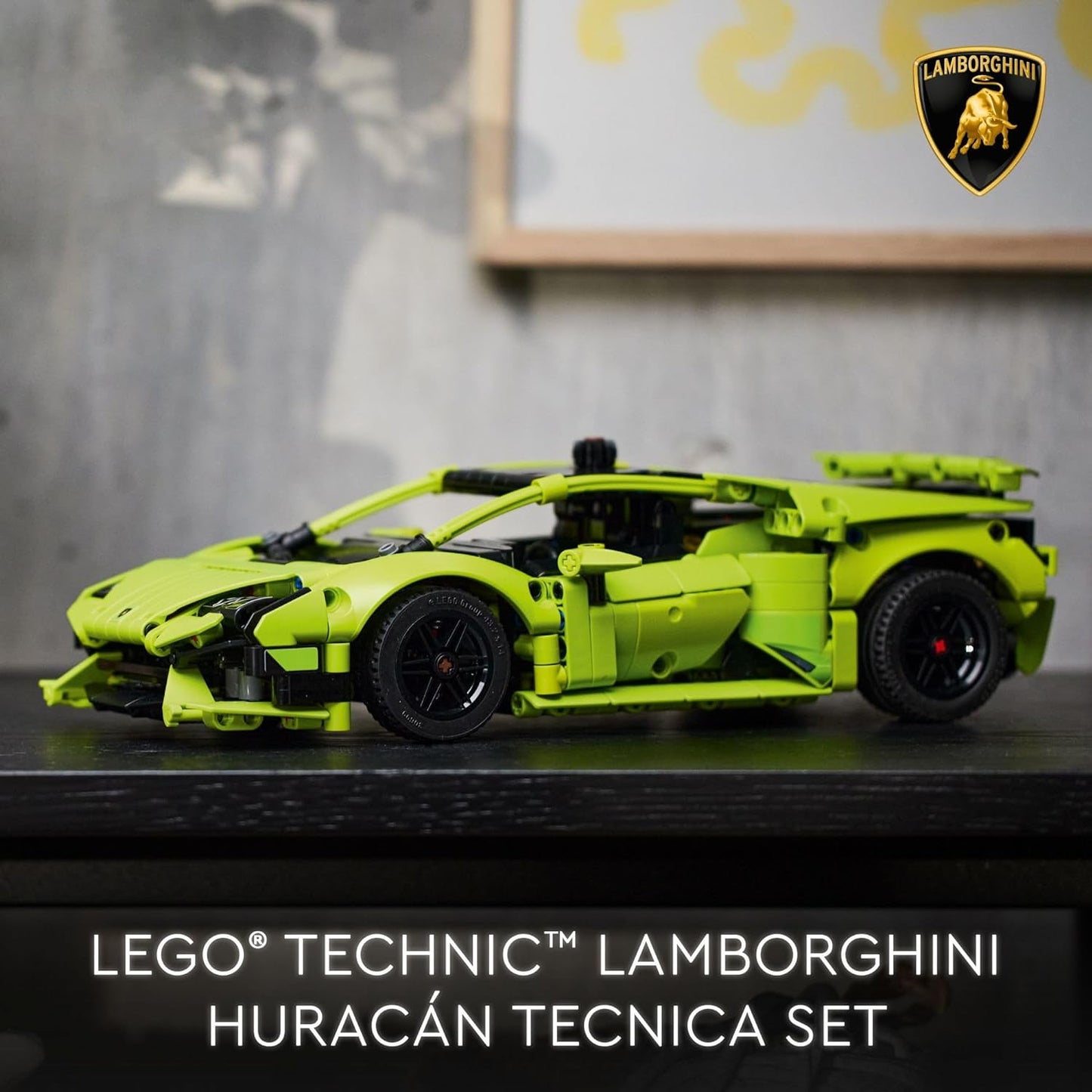 LEGO Technic 42161 Lamborghini Huracán Tecnica Advanced Sports Car Construction Set for Children from 9 Years Who Like to Construct and Collect Exotic Sports Car Toys