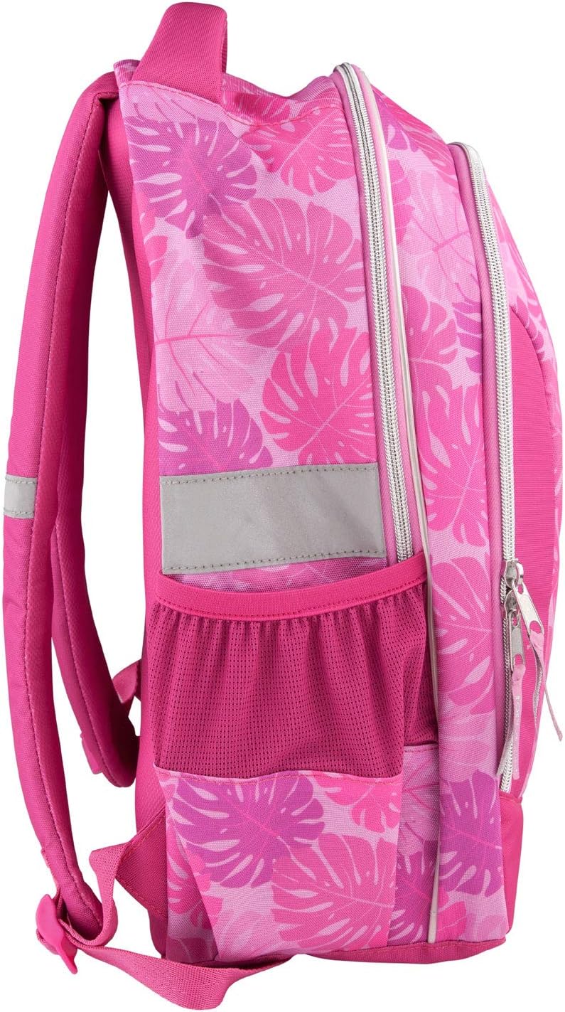 Depesche TOPModel 10448 School Backpack with Sequins Tucan Approx. 23 x 34 x 44 cm Multi-Coloured Pink