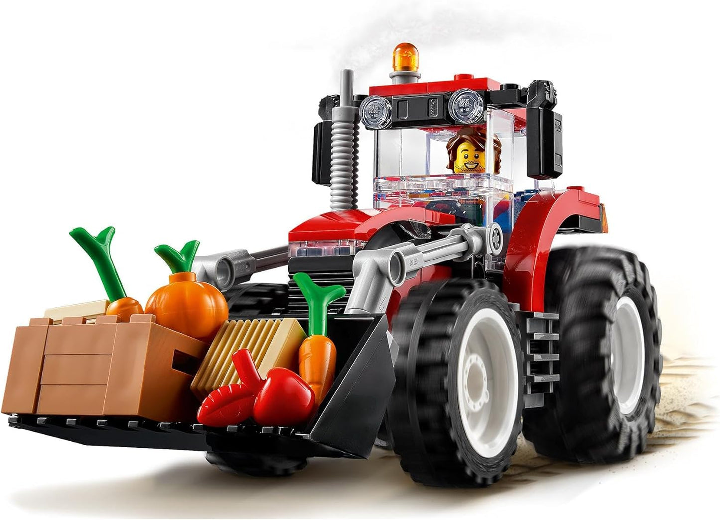 Lego 60287 City Tractor Toy Farm Set with Rabbit Figure for 5 Years Old Boys and Girls