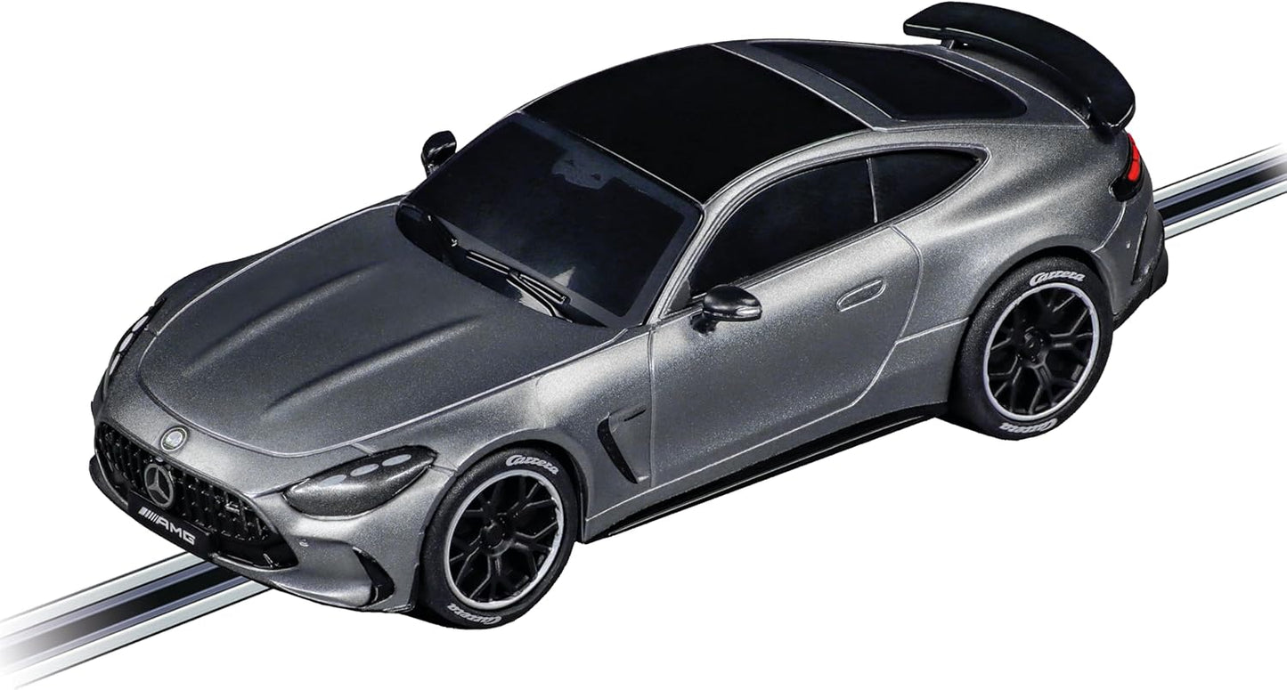 Carrera - 20064253 - Mercedes-AMG GT 63 - Selenite Grey | Scale 1:43 Slot Car | Compatible with GO!!!, GO!!! Plus & Battery Operated | Authentic Details for Children and Adults from 6 Years