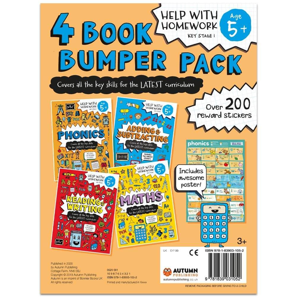 4 Book Bumper Pack 5+ (Help With Homework)