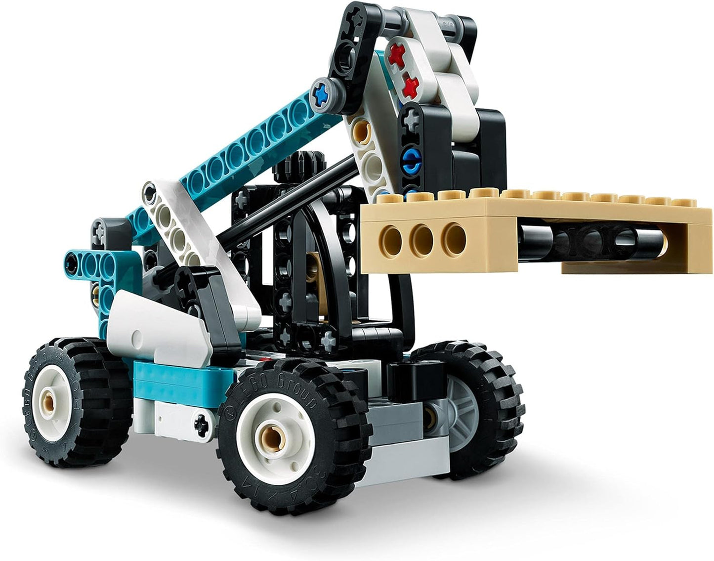 LEGO Technic 42133 2-in-1 Telescopic Loader Forklift and Tow Truck Toy, Construction Vehicle for Children Aged 7 Years and Up