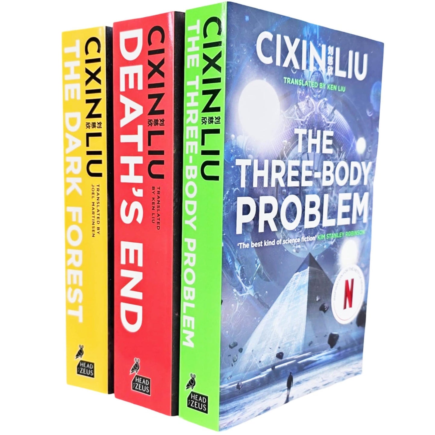 The Three Body Problem Trilogy 3 Books Collection Set by Cixin Liu(The Three Body Problem, The Dark Forest & Death's End)