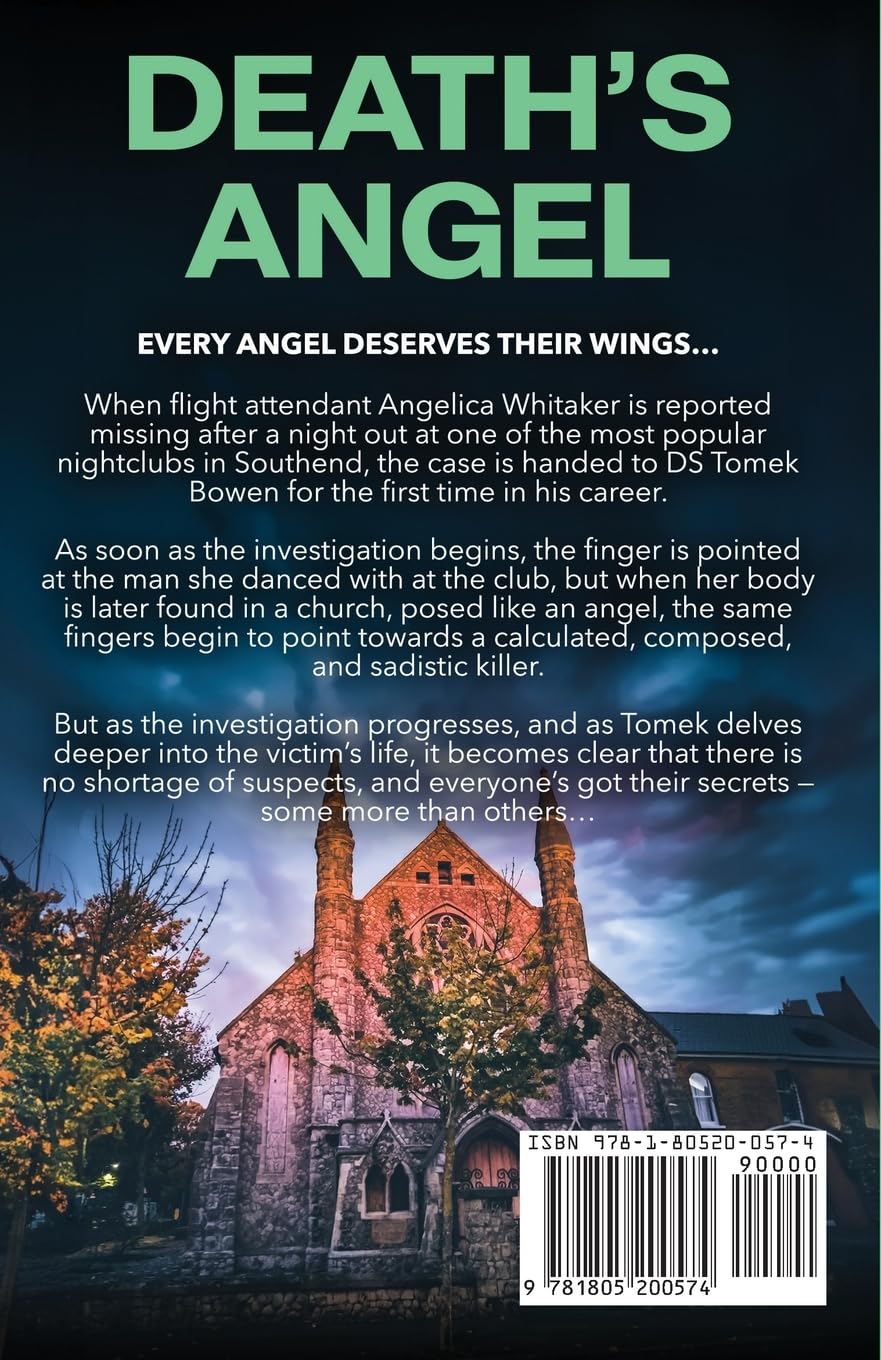 Death's Angel: A Chilling Essex Murder Mystery Novel: 6 (DS Tomek Bowen Crime Thriller)