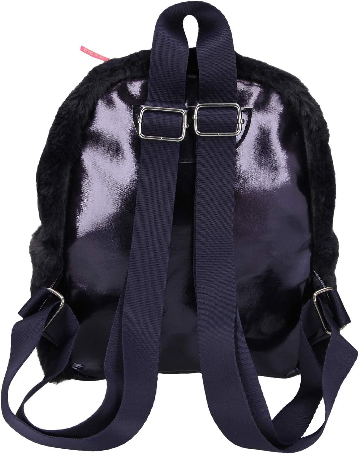 Depesche TopModel 10682 Faux Fur Backpack Dark Blue Approx. 23 x 20 x 10 cm, darkblue