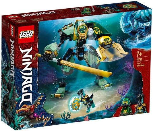 LEGO 71750 Ninjago Lloyds Hydro-Mech, Underwater Set, Toy for Boys and Girls from 7 Years with 2 Ninja Mini Figures