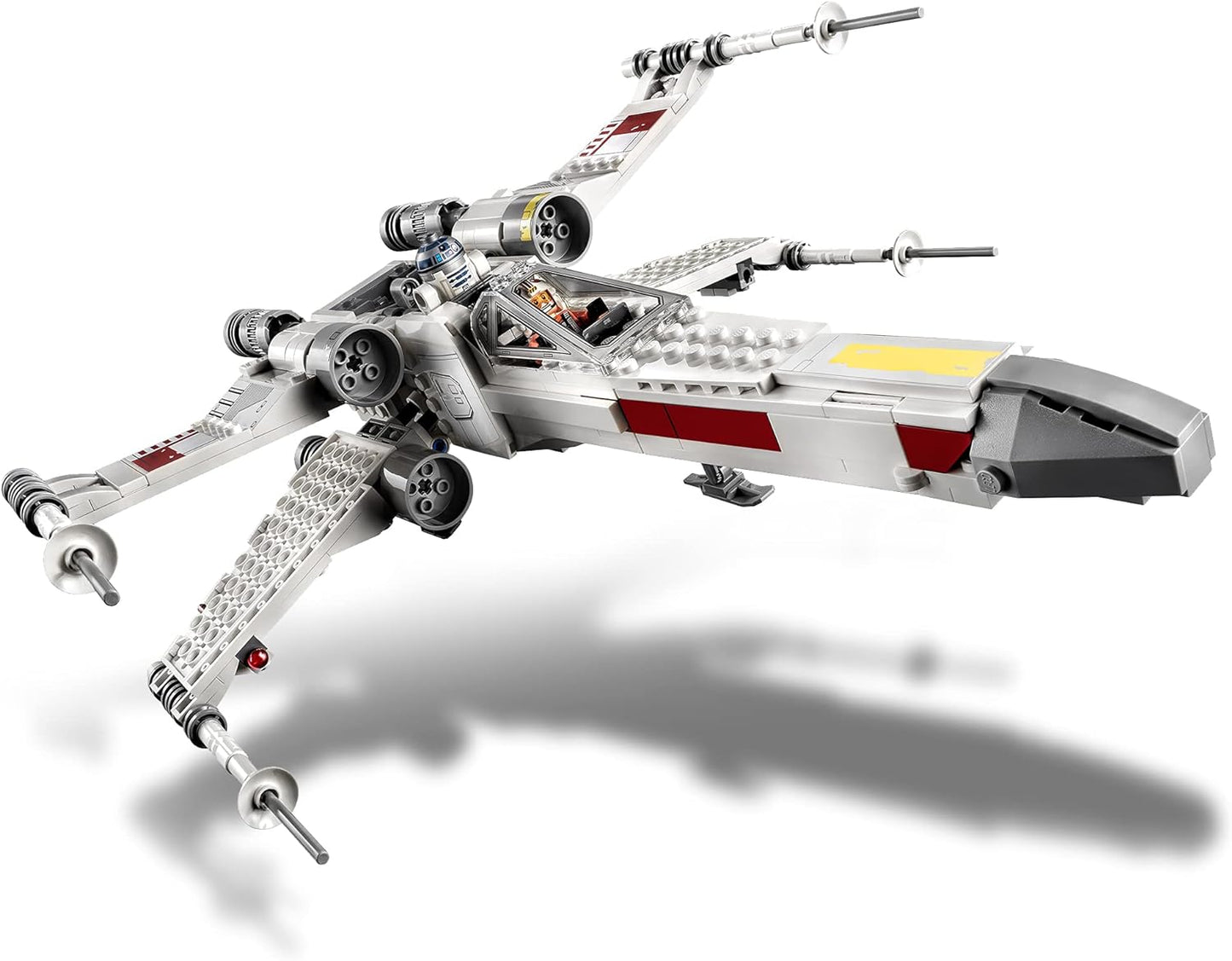 Lego 75301 Star Wars Luke Skywalker's X-Wing Fighter Toy with Princess Leia and Droid R2-D2 as Figure.