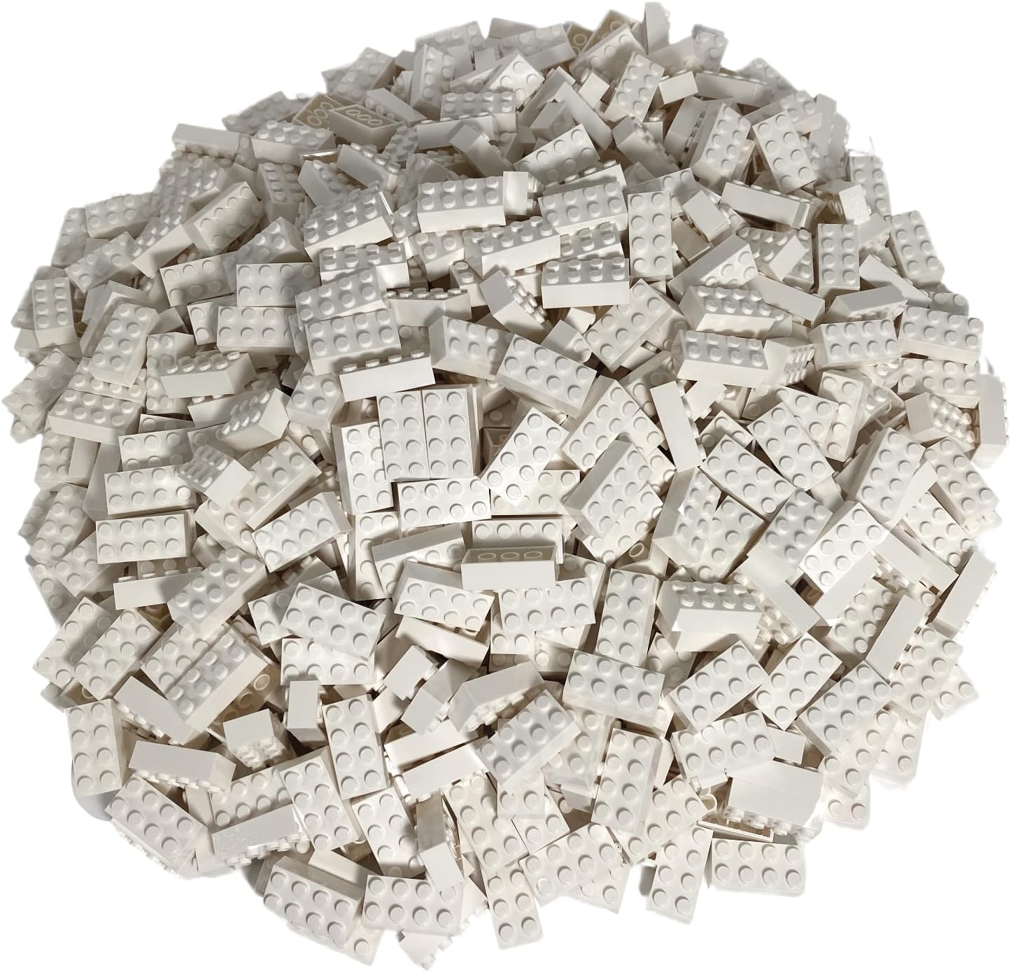 Lego® Classic Bricks, White, Pack of 100, 2 x 4 Building Blocks, Lego® Classic Basic, Model Number 3001, Ideal for Creative Building Projects and Lego® Projects