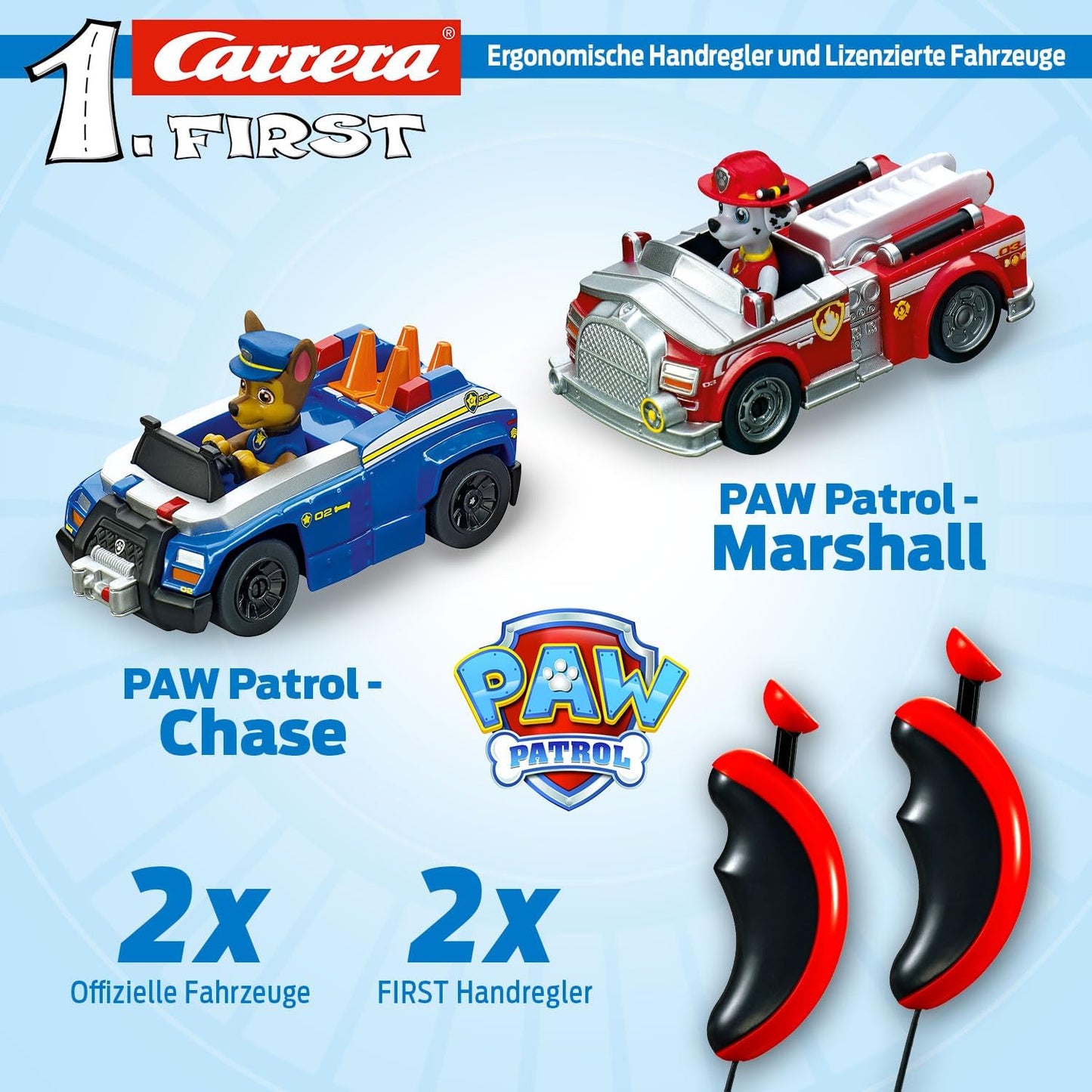 Carrera First Paw Patrol - On the Track - Carrera track for toddlers - Electric car racing track