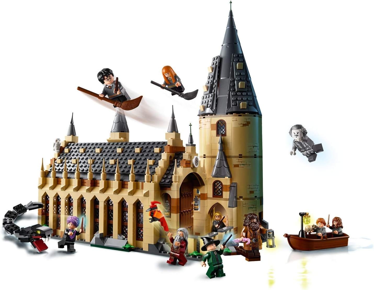 LEGO Harry Potter 75954 Hogwarts Great Hall Construction Kit (878 Pieces)