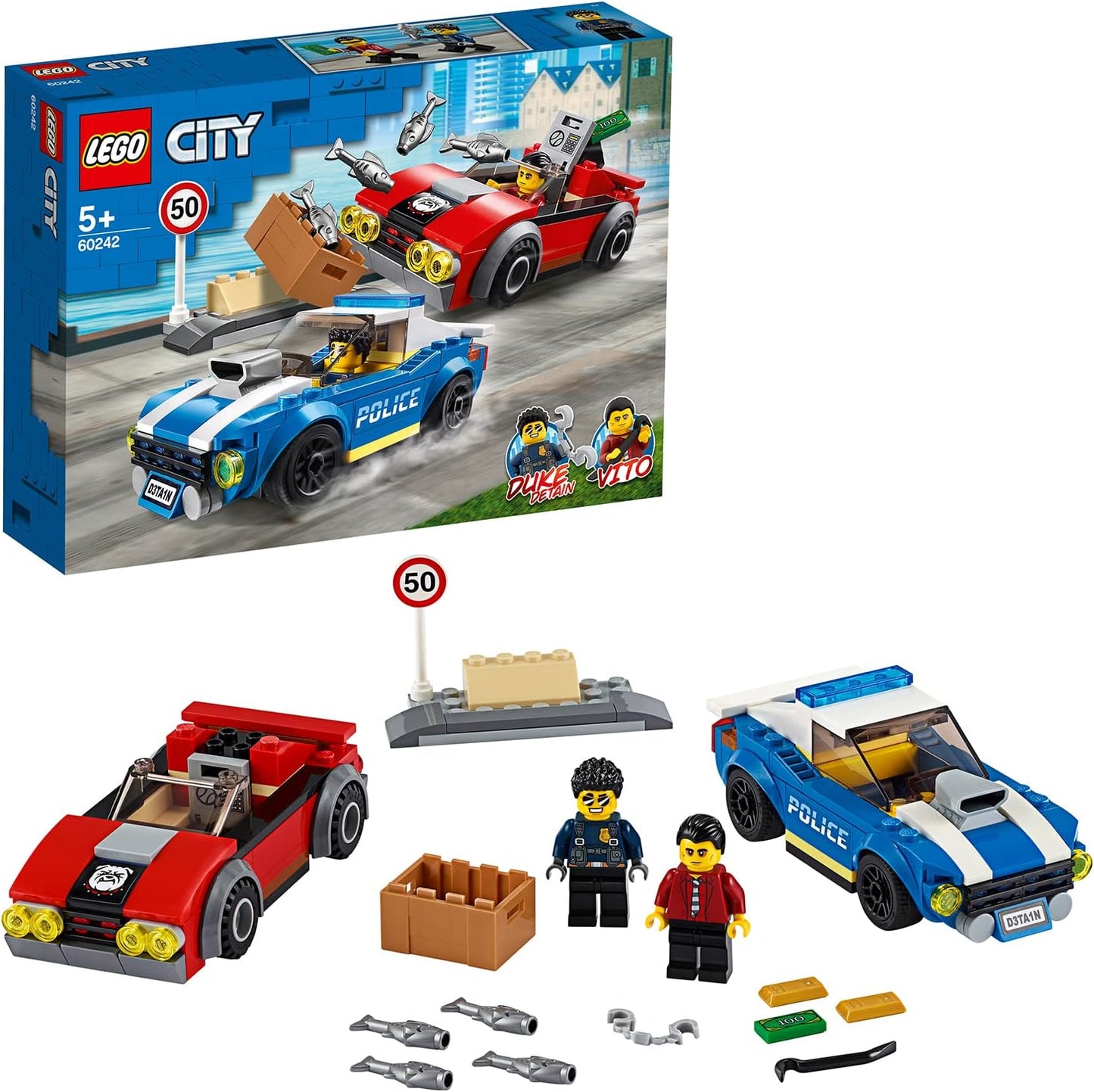 LEGO 60242 - Arrest on the Highway, City, Construction Kit