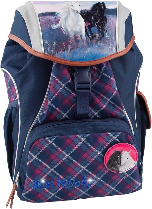 Miss Melody 6560 Durchläufer Schulrucksack, 44 cm, Mehrfarbig