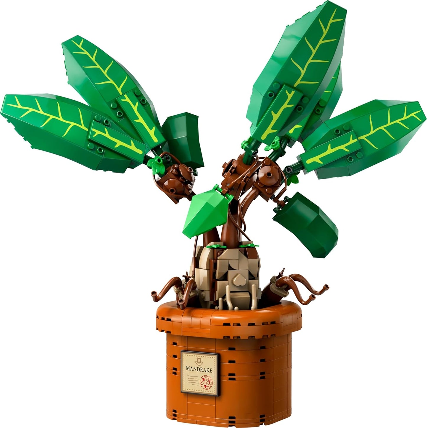 LEGO Harry Potter Magic Potion Plant, Mandrake Plant Toy with Pot, Magic Gift for Girls, Boys and All Fans Playset for Imaginative Kids, Home Decoration 76433