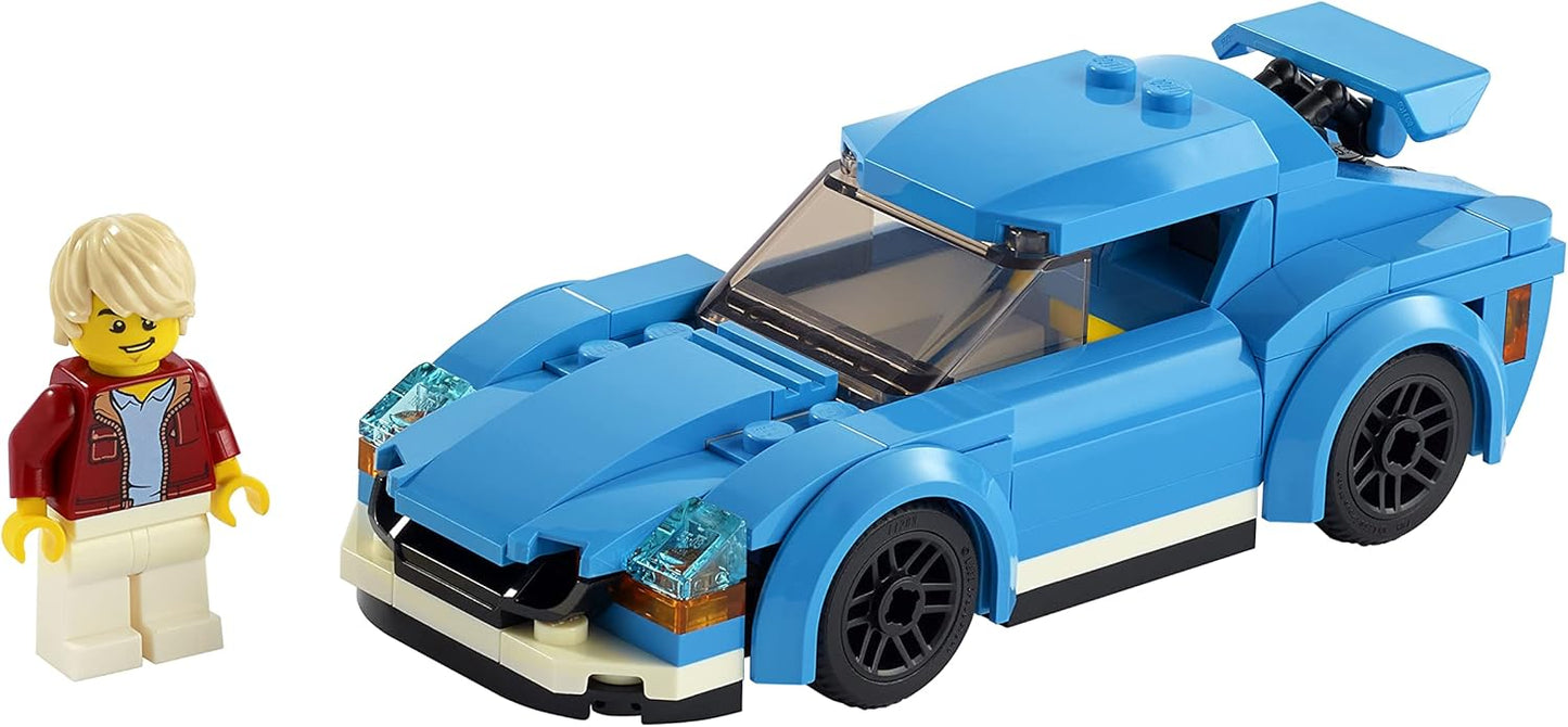 Lego 60285 City Sports Car Toy with Removable Roof, Racing Car Construction Kit