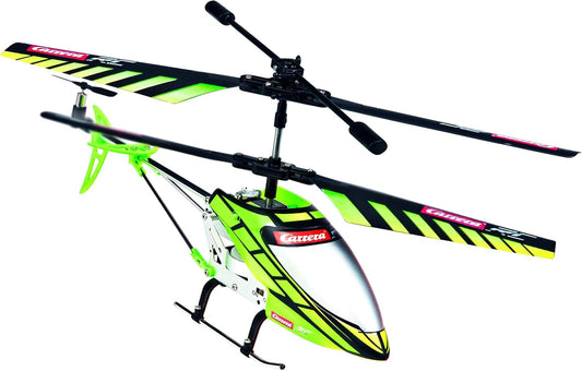 Carrera RC Remote Controlled Helicopter 2.4 GHz Green Chopper 2.0 I RC Helicopter for Children & Adults, Boys & Girls I Professional Flying Experience Indoor & Outdoor I Ideal for Beginners