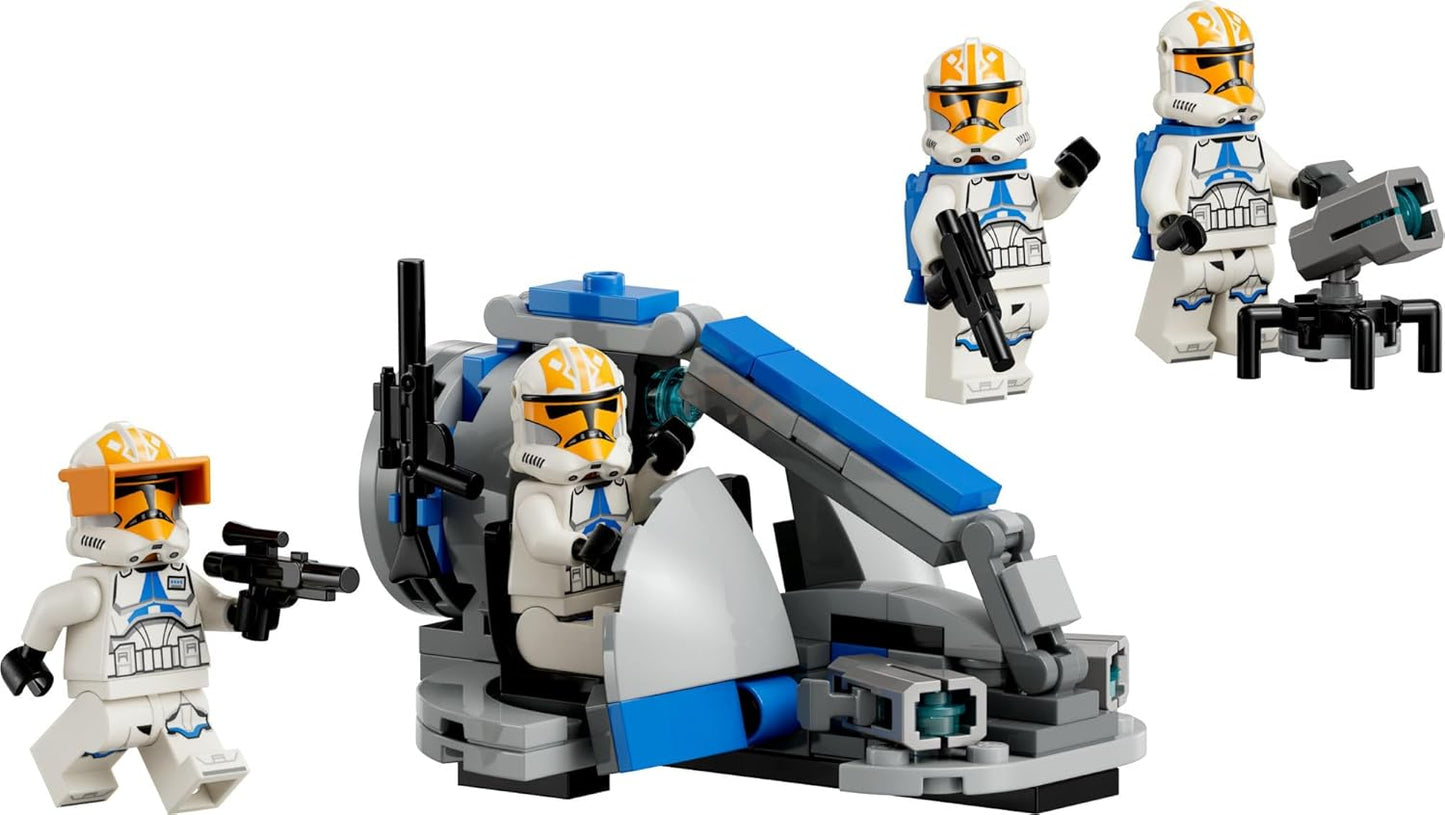 LEGO Star Wars 332nd Ahsoka's Clone Trooper Battle Pack 75359 Building Toy Set with 4 Star Wars Figures Including Clone Captain Vaughn, Star Wars Toy for Children Aged 6-8 Years or Anyone