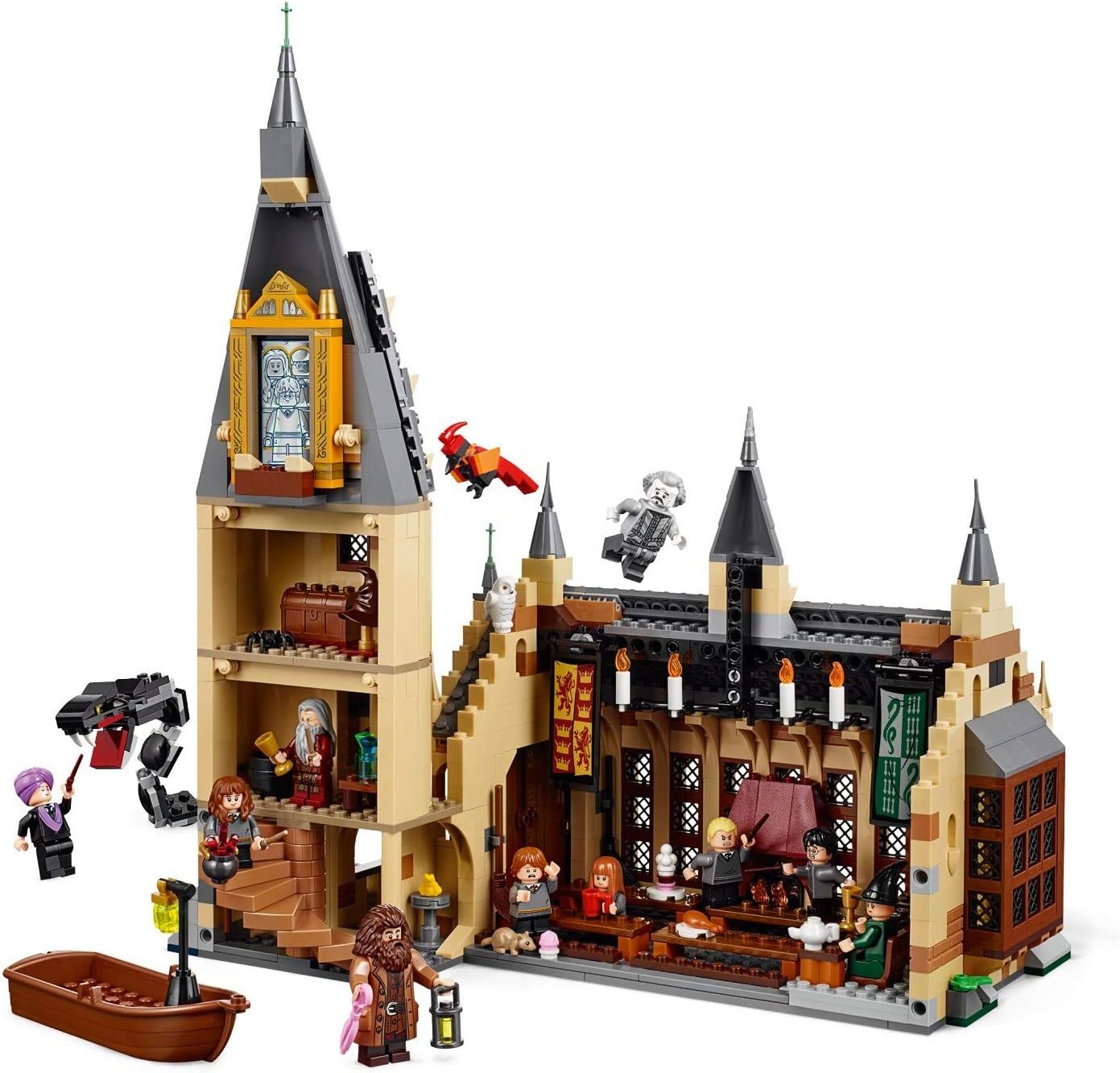 LEGO Harry Potter 75954 Hogwarts Great Hall Construction Kit (878 Pieces)