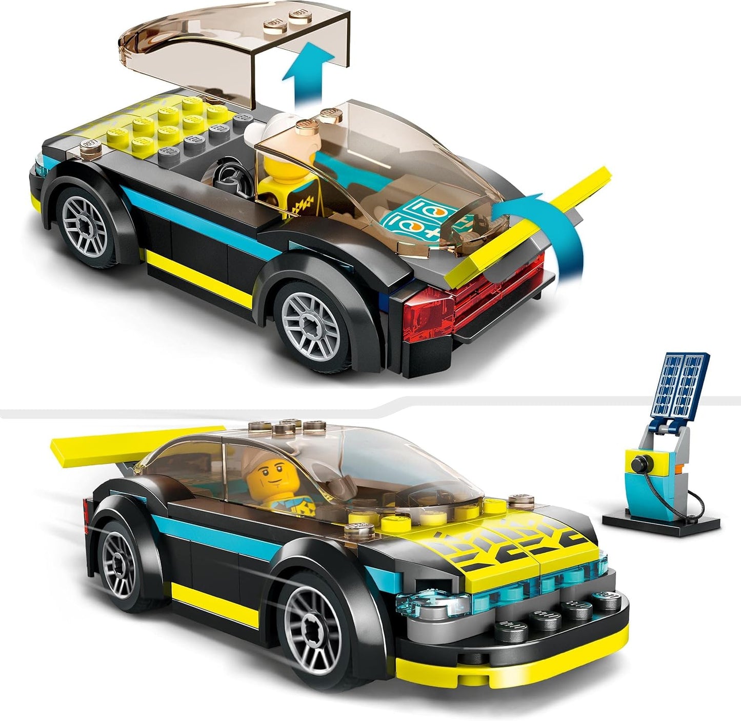 LEGO 60383 City Electric Sports Car Set, Racing Car with Mini Figure, Toy Car for Boys and Girls from 5 Years, Birthday Gift