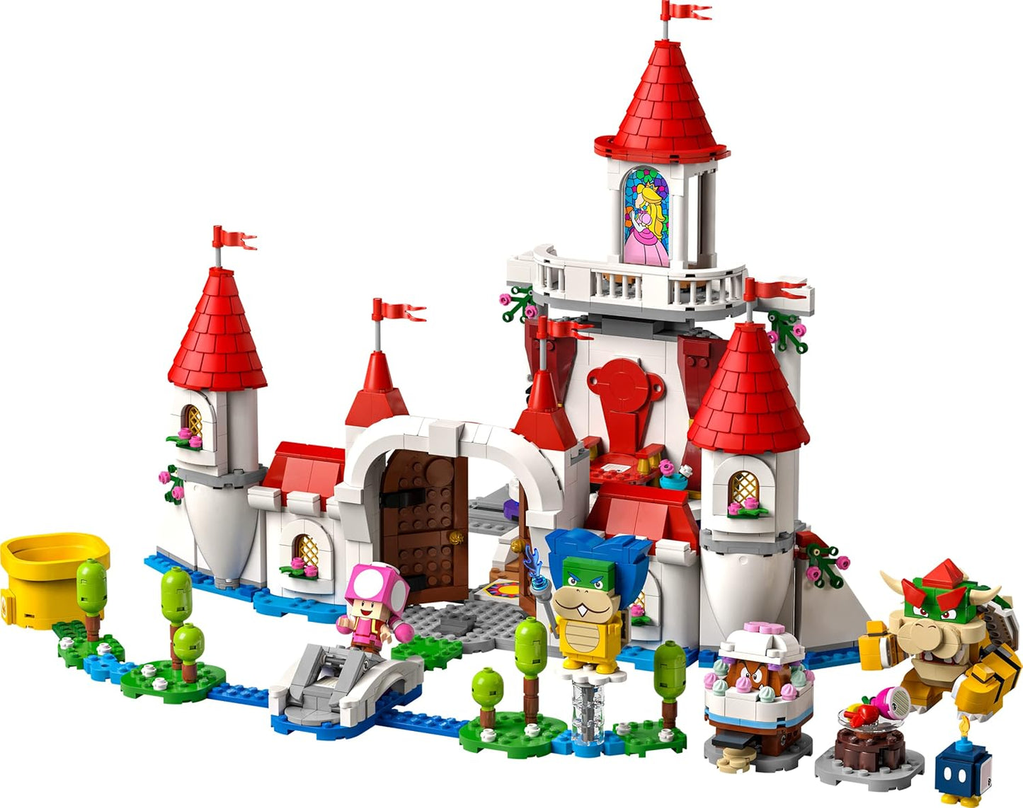 LEGO Super Mario Mushroom Palace - Expansion Set, Toy to Combine with Starter Set, Time Block with Bowser, Ludwig, Toadette and Gumba Figure, Gift for Boys and Girls 71408