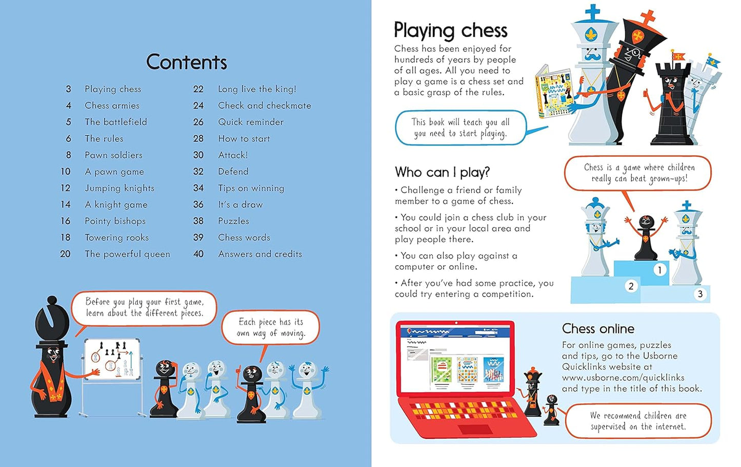 My First Chess Book: 1 (Usborne Chess Books)