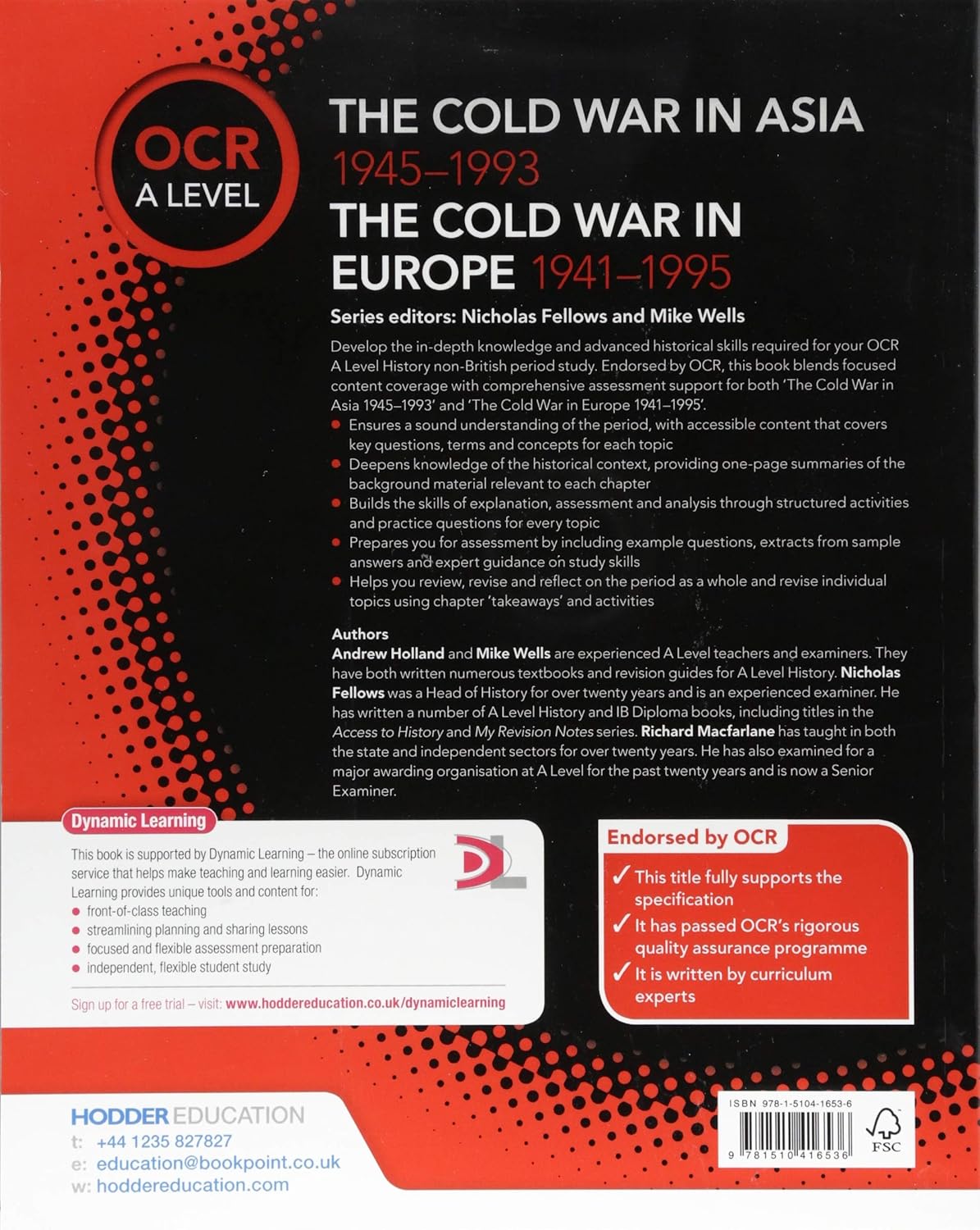 OCR A Level History: The Cold War in Asia 1945–1993 and the Cold War in Europe 1941–95: The Cold War in Asia 1945-1993 and the Cold War in Europe 1941-1995