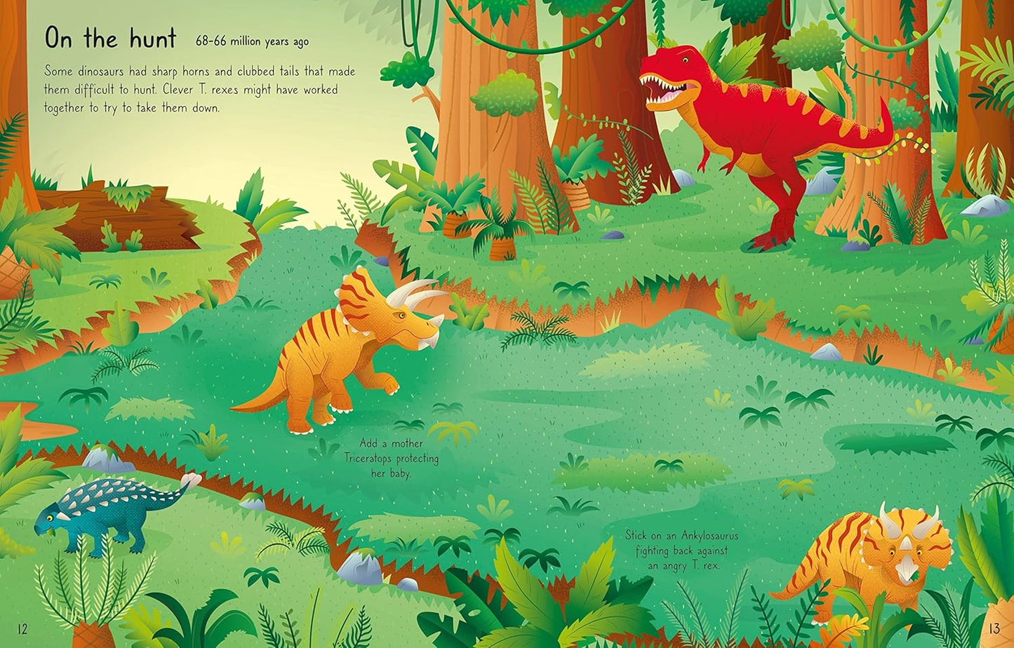 First Sticker Book T. Rex: and lots of other enormous dinosaurs (First Sticker Books)