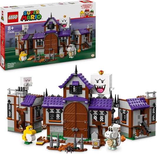 LEGO Super Mario King Buu Huus Haunted House, Toy Ghost House for Children, Nintendo Set to Collect, with Baby Yoshi, Gift for Boys, Girls and Gamers from 8 Years 71436