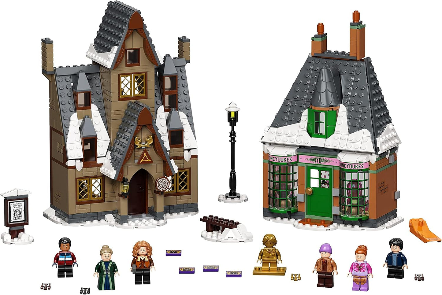 LEGO 76388 Harry Potter Hogsmeade Visit, Toy for Ages 8 and Above, Set for 20th Anniversary with a Golden Mini-Figure