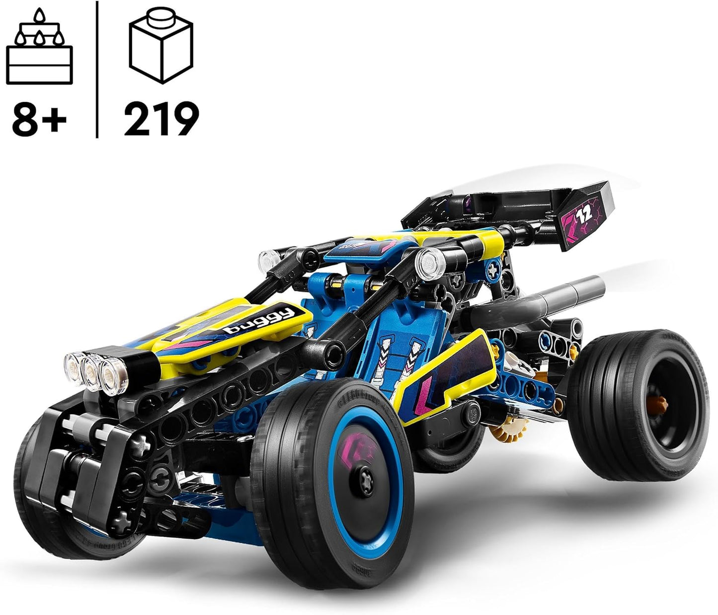 LEGO Technic Offroad Racing Buggy, Car Toy for Kids, Buggy Racing Car Building Kit, Gift for 8 Year Old Boys and Girls, Rally Car Model 42164