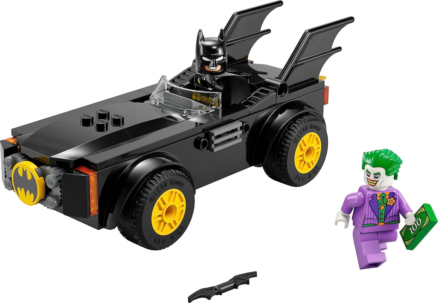 LEGO 76264 DC Batmobile Chase: Batman vs. Joker Toy Car Set, Superhero Starter Set with 2 Mini Figures, Toys for Preschool Kids, Boys, Girls from 4 Years, Quick Set Up