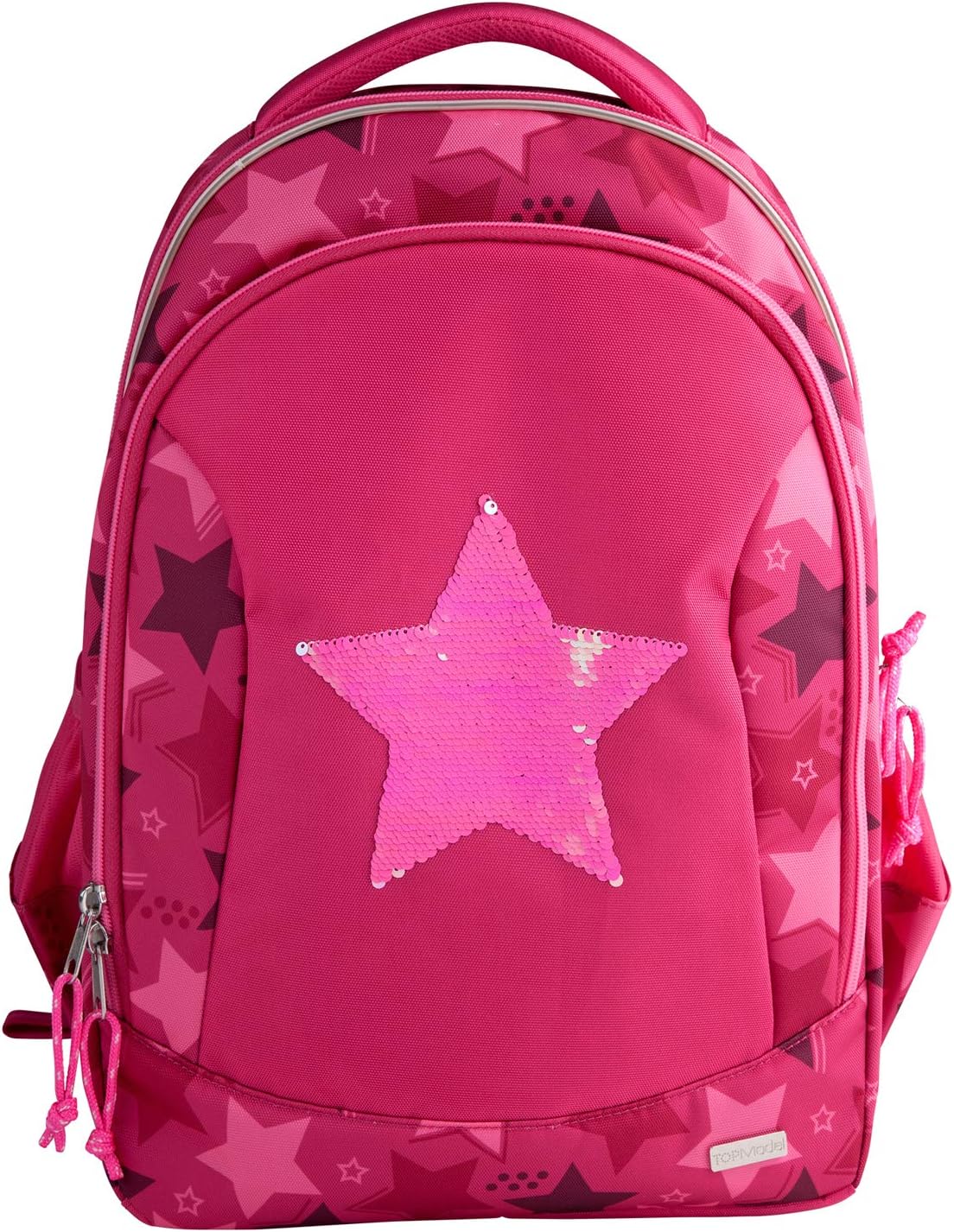 Depesche TOPModel 10722 School Backpack Star Pink Approx. 23 x 34 x 44 cm