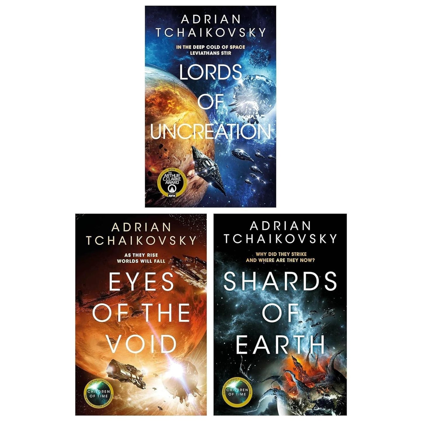 The Final Architecture Series 3 Books Collection Set (Shards of Earth, Eyes of the Void & Lords of Uncreation)