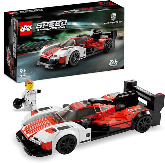 LEGO Speed Champions Porsche 963, Model Car Kit, Racing Vehicle Toy for Children, Collectible Set with Driver Mini Figure, Car Gift for Children 76916