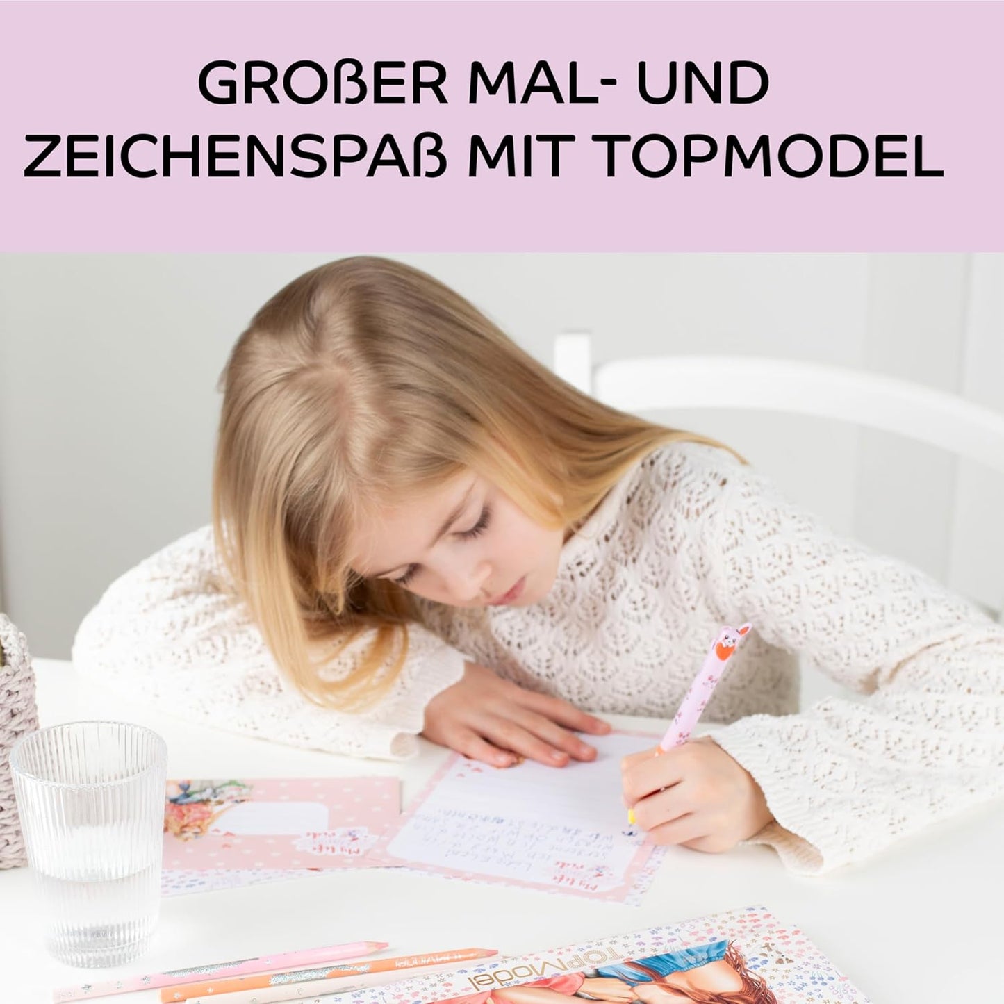 Depesche TOPModel Creative Set: Wedding Special & Fashion Design Colouring Book - Two Inspirational Creative Books for Kids