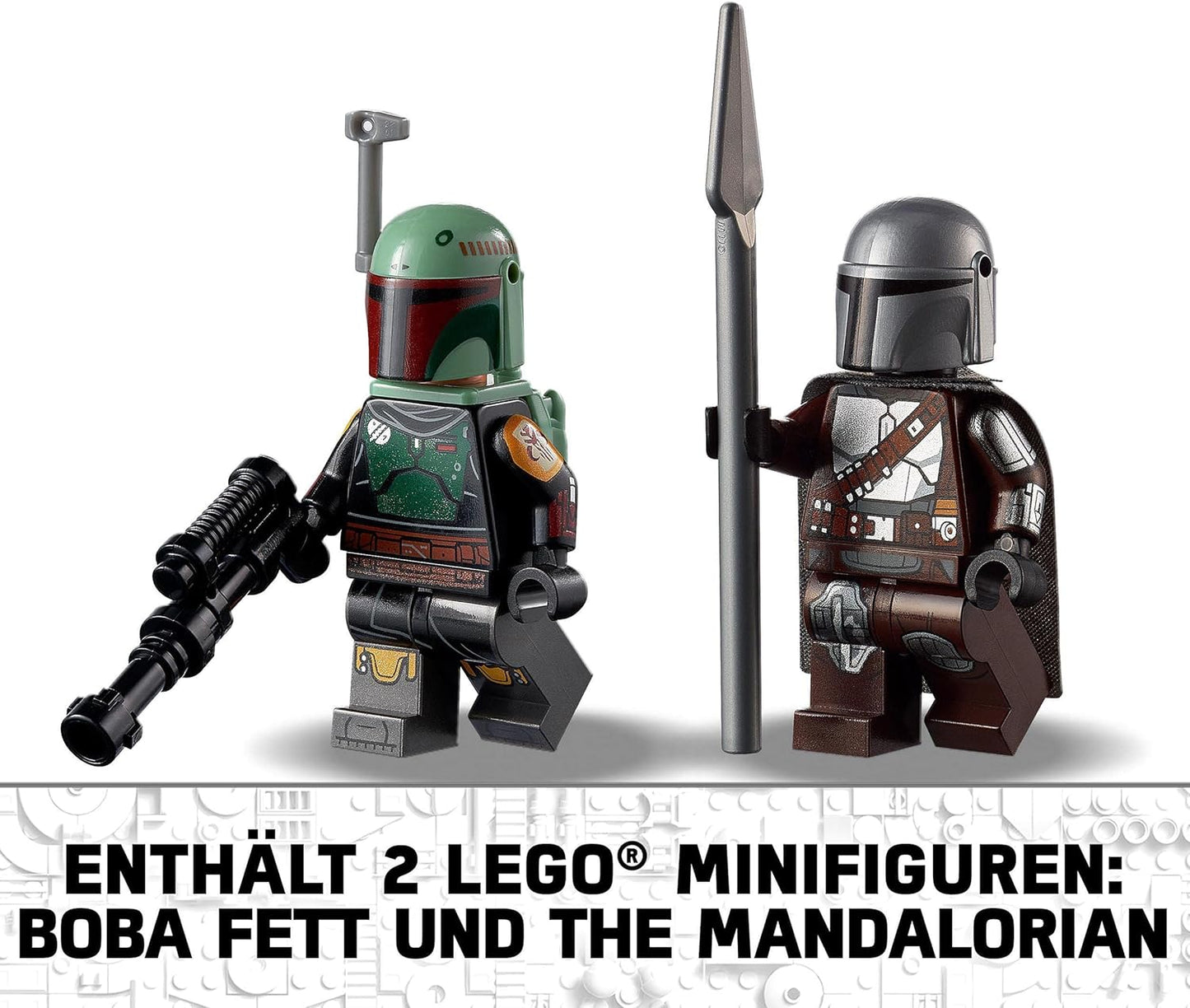 LEGO 75312 Star Wars Boba Fetts Starship, Space Toy for Children from 9 Years, Spaceship Model from The Mandalorian with 2 Mini Figures, Gift for Children, Boys and Girls