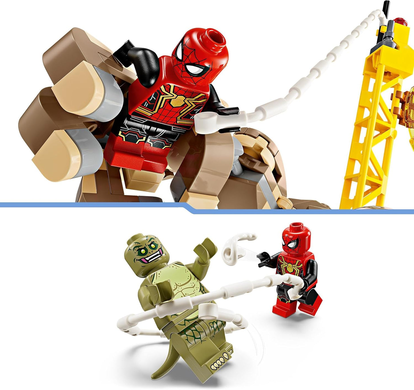 LEGO Marvel Spider-Man vs. Sandman: Showdown, Superhero Toy with Figures Including Lizard and Electro, Building Toy for Role Play, Gift for Action Enthusiast Boys and Girls 76280