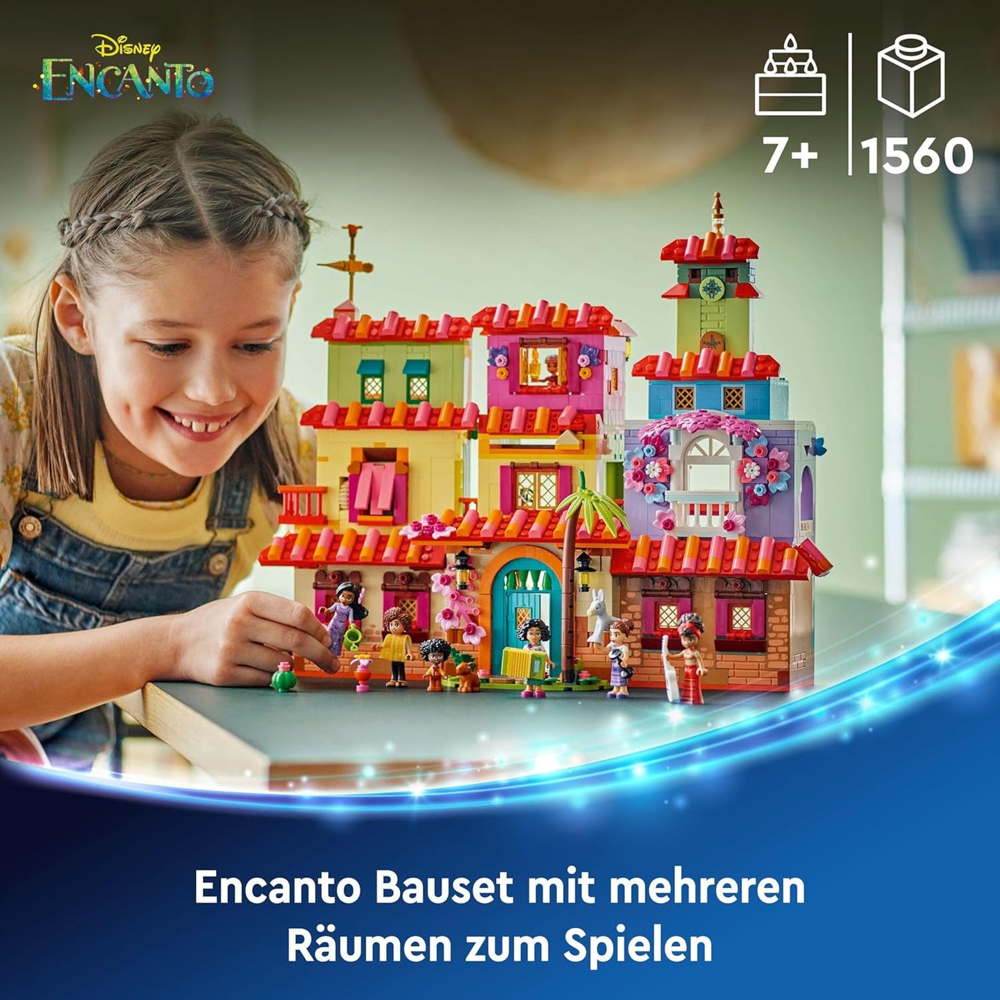 LEGO Disney Encanto The Magic House of Madrigals, Dollhouse for Children with Mirabel Toy Figure, Building Toy for Girls and Boys from 7 Years, 43245