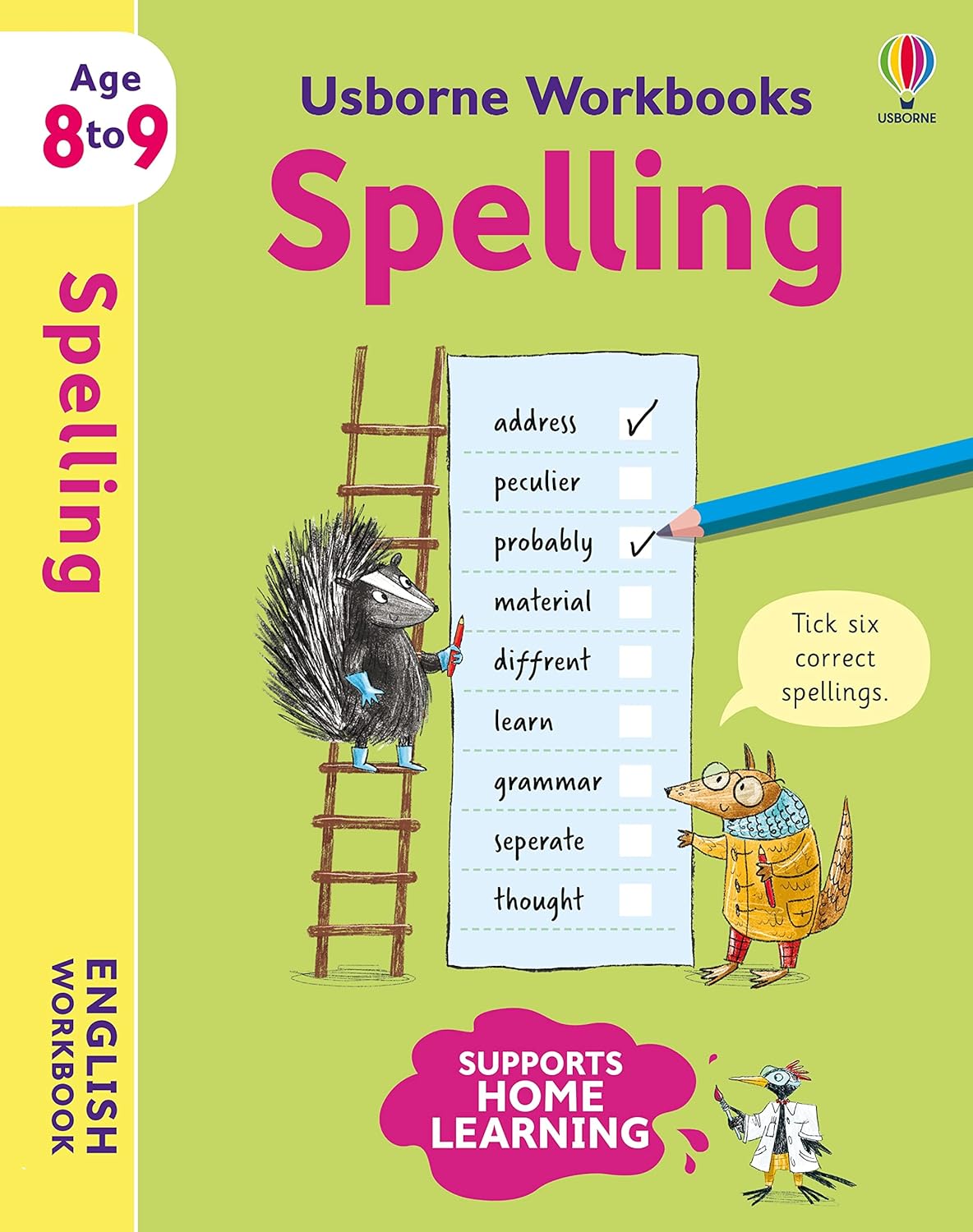 Usborne Workbooks Spelling 8-9