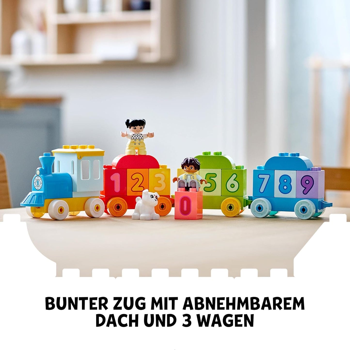 LEGO DUPLO Zahlenzug - Zählen lernen, Zug Spielzeug, Lernspielzeug für Kinder ab 1, 5 Jahren, Baby Spielzeug für Mädchen und Jungen 10954